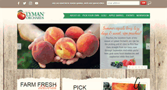 Desktop Screenshot of lymanorchards.com